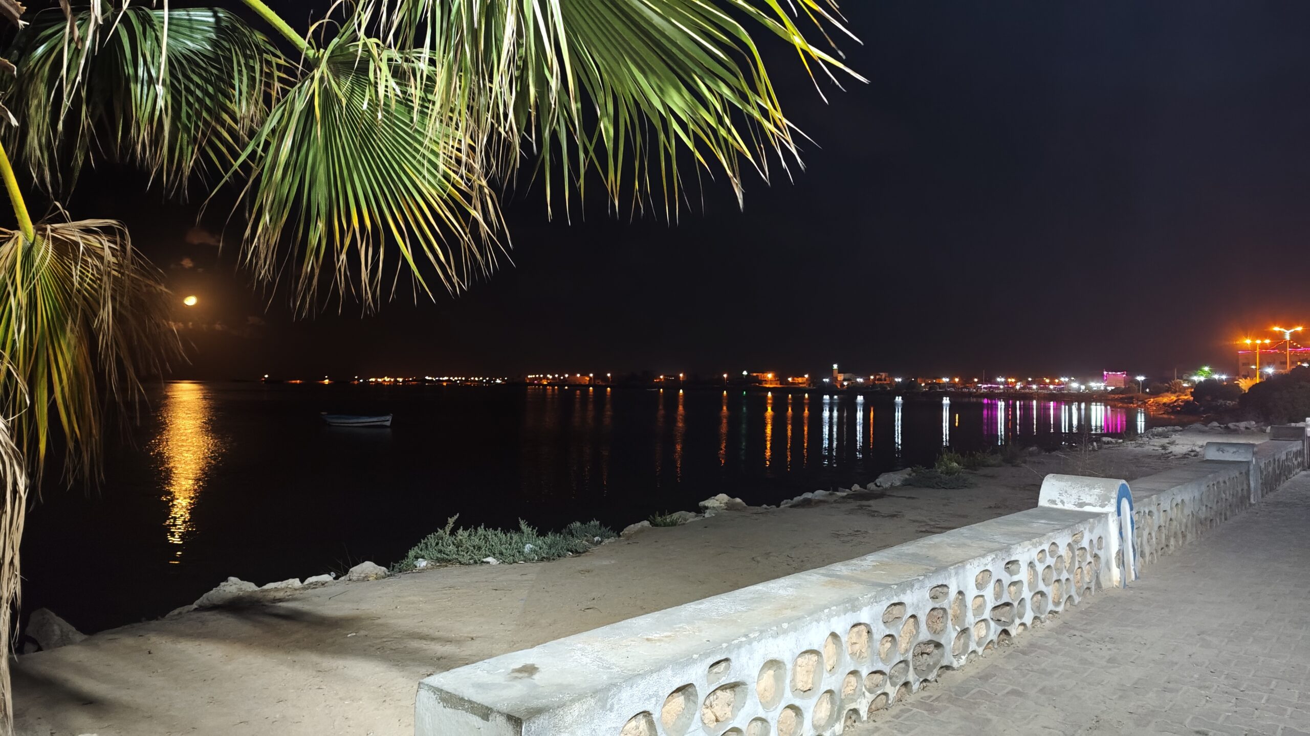 Vue mer de nuit